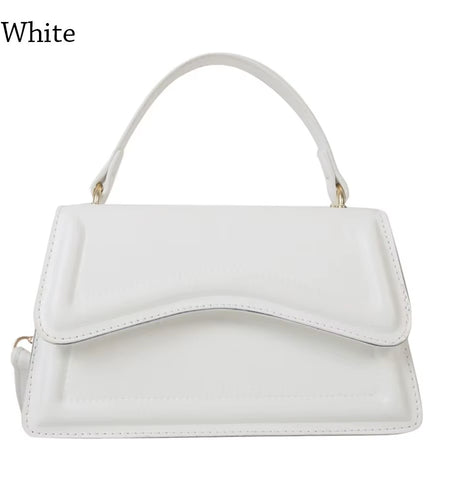 New Fashion Sling Shoulder Bag Trend PU Leather Messenger Handbags Solid Color Leisure Stylish Crossbody Bags for Women Girls